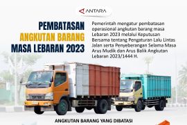 Pembatasan angkutan barang pada masa Lebaran 2023
