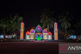 Pemuda di Komplek Unit Produksi Kundur PT Timah Tbk  Ikuti Festival Malam Tujuh Likur