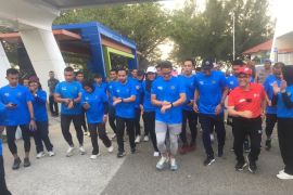 Menparekraf Sandiaga Uno ngabuburit Ramadhan sambil lari di Aceh