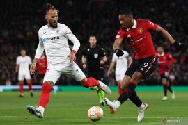Liga Europa - Sevillla secara dramatis tahan imbang MU 2-2