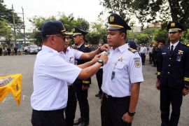 KAI laksanakan apel gelar pasukan angkutan lebaran 2023