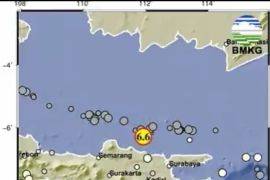 Gempa magnitudo 6,6 Tuban dirasakan hingga 28 kabupaten/kota di Jawa Timur