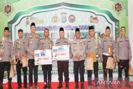 Hadiah umrah, lomba azan dan MTQ Polres Madina dimenangkan AK Siagian dan Muhammad Rafi