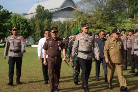 ARUS MUDIK - Polres Tabalong bangun pos pengamanan di perbatasan