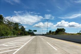 Jalan Tol Trans Sumatera lengang kendaraan pemudik pada H-5