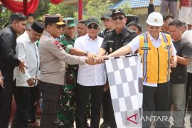 Jembatan Sei Wampu di Langkat difungsikan untuk urai kemacetan mudik Lebaran