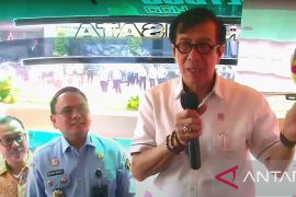 Yasonna Lepas Keberangkatan 31 Bus Mudik Bareng Kemenkumham