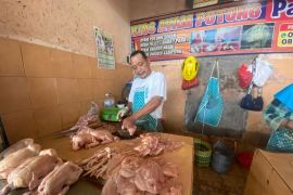 Jelang lebaran, harga ayam potong di Bandarlampung naik