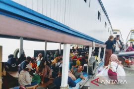 ARUS MUDIK - Kapal sungai masih diminati pemudik Kaltim