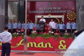 Yasonna lepas keberangkatan 31 bus mudik bareng Kemenkumham