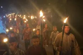 Pawai obor warnai Gorontalo Utara