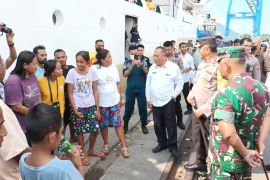 Danrem 152/Baabullah tinjau pos pengamanan terpadu di Maluku Utara