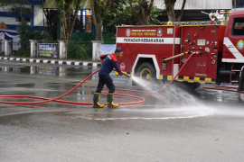 PHBI Kota Pontianak persiapkan Jalan Rahadi Usman untuk Salat Id