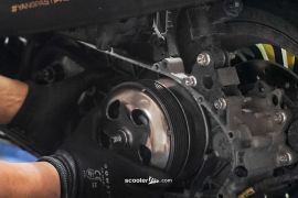 Mudik aman dengan skuter matik Vespa