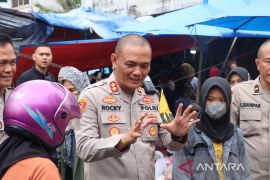 Kapolres Asahan blusukan ke Pasar Diponegoro jelang Idul Fitri 1444 H