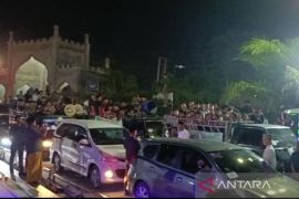 Pawai takbir Idul Fitri di Aceh Timur meriah