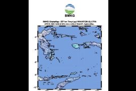 Gempa magnitudo 6,4 dipicu aktivitas sesar aktif di Laut Banda