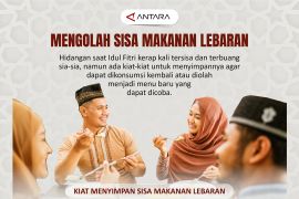 Mengolah sisa makanan Lebaran