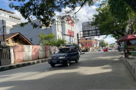 Jalanan Kota Ambon  lengang pascalebaran