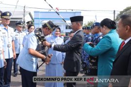 Pj Suganda bersama Forkopimda Babel hadiri sertijab Danlanud di Belitung