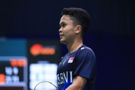 Ginting maju ke perempat final BAC di Dubai