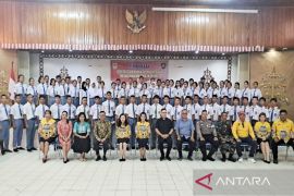 Puluhan pelajar Gunung Mas ikuti seleksi calon anggota Paskibraka