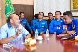 Syah Afandin terima kunjungan Ketua KNPI Rizky Yunanda Sitepu