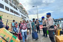 Arus balik di wilayah Hukum Polda Maluku masih terpantau ramai