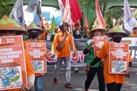 Disnakertrans Jatim bahas perampungan laporan tunggakan THR