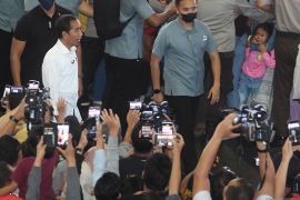 Presiden meninjau Pasar Tanah Abang