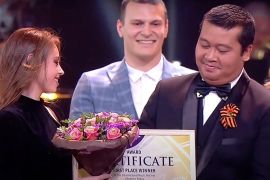 Raymond penyanyi Indonesia juarai Festival Musik "Road to Yalta" di Moskow