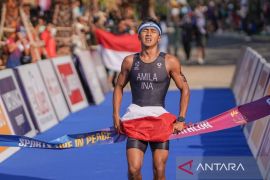 Rashif Amila bersaing di 10 besar Triathlon Asian Games Hangzhou