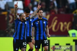 Liga Italia - Inter Milan bungkam AS Roma dua gol tanpa balas