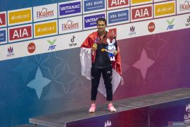 Medali emas pembuktian I Gede Siman Sudartawa di SEA Games Kamboja