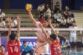 Foto - Timnas voli putra lolos ke final SEA Games