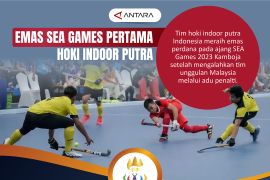 Emas SEA Games pertama hoki indoor putra