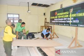 Kodam Pattimura renovasi sarana pendidikan di  Ambon pada HUT ke-24