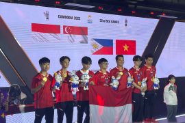 SEA Games 2023 - Timnas Valorant Indonesia dan Singapura raih emas bersama