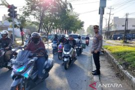 Kapolda Sumut perintahkan pejabat utama ikut atur lalu lintas