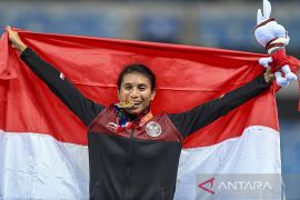 SEA Games 2023 - Maria Londa sempat alami cedera kaki sebelum raih emas lompat jauh