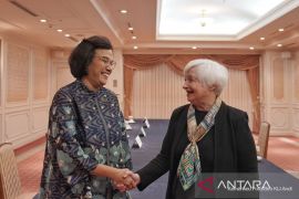 Sri Mulyani bertemu Menkeu AS membahas kerja sama lembaga donor