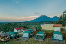 Menikmati keindahan Semeru dari Buper Glagah Arum