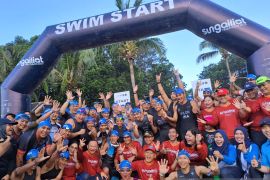 BPJS Ketenagakerjaan ikut berpartisipasi aktif dalam kegiatan Triathlon 2023 di Kota Sungailiat