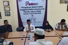 Jelang ditutup besok, Parpol mulai ramai daftar Bacaleg ke KPU Dumai