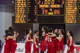 Tim basket putri Indonesia raih emas SEA Games untuk pertama kali