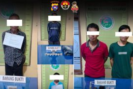 Lima orang penyalahgunaan narkoba ditangkap Tim Karanggo Satres Narkoba Polres Padang Panjang