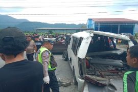 Polisi tetapkan tersangka kecelakaan mopen sebabkan delapan pelajar luka di Taput