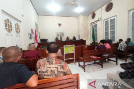 Sidang kasus korupsi PDAM  Kota Makassar digelar secara virtual