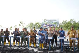 Korem WB dan Polda Riau tanam 26.800 bibit bakau