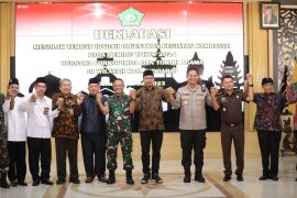 Forkopimda bareng tokoh agama Sidoarjo deklarasi tolak kampanye di tempat ibadah